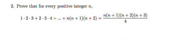 Solved 2. Prove that for every positive integer n, | Chegg.com