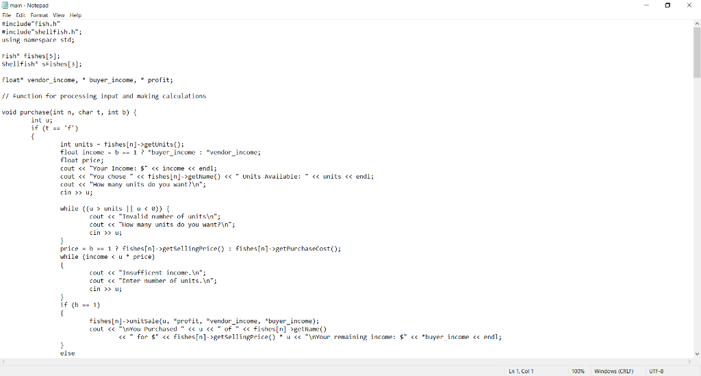 Can you explain to me what all the functions do in | Chegg.com