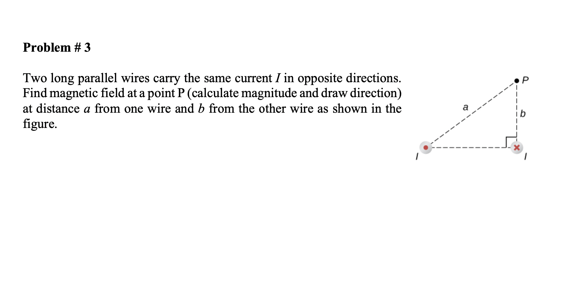 Solved Problem \# 2 The accompanying figure shows two long, | Chegg.com