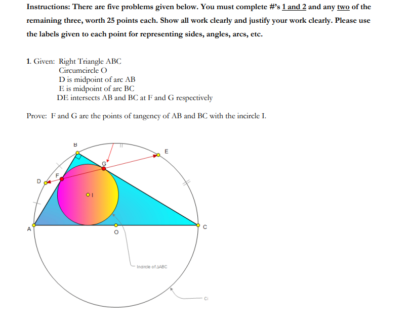Solved Instructions: There are five problems given below. | Chegg.com