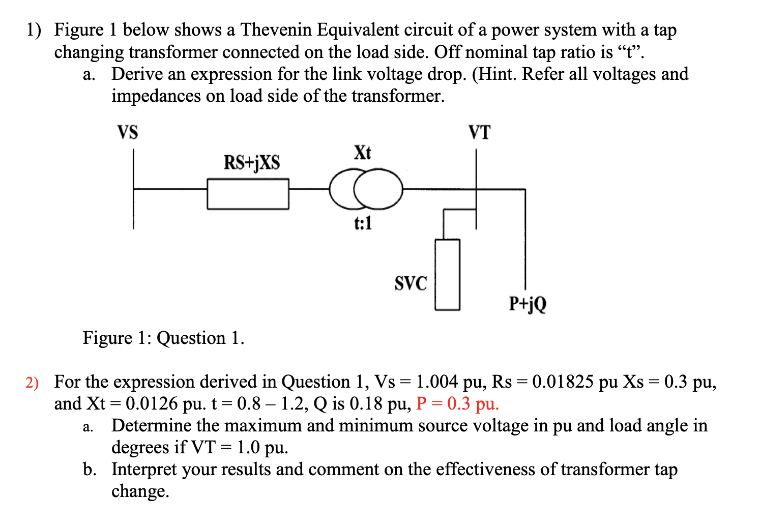 Solved Figure 1 ﻿below shows a Thevenin Equivalent circuit | Chegg.com