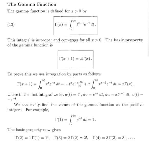 Solved The Gamma Function 31. (a) Compute the numerical | Chegg.com