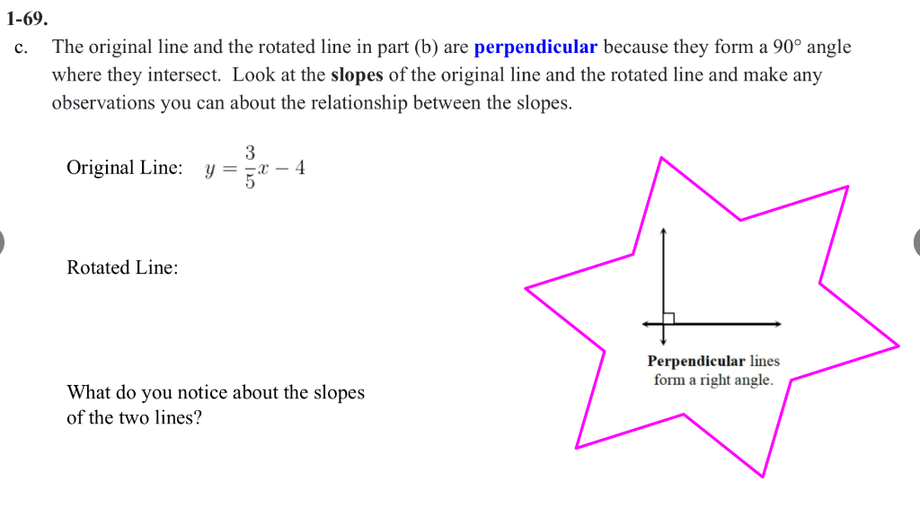 Solved 1-69. 3 b. Rotate y= :- 4 clockwise () 90° about (0, | Chegg.com