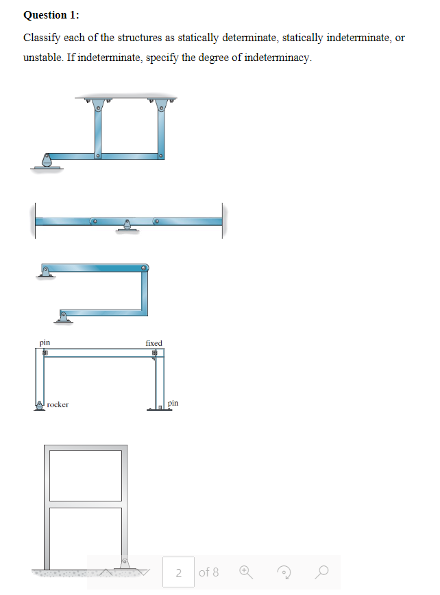 Solved Question 1: Classify each of the structures as | Chegg.com