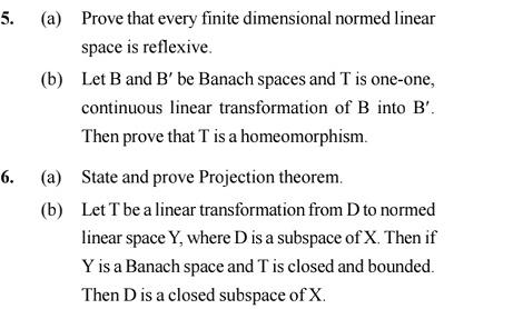 Solved 5. (a) Prove That Every Finite Dimensional Normed | Chegg.com