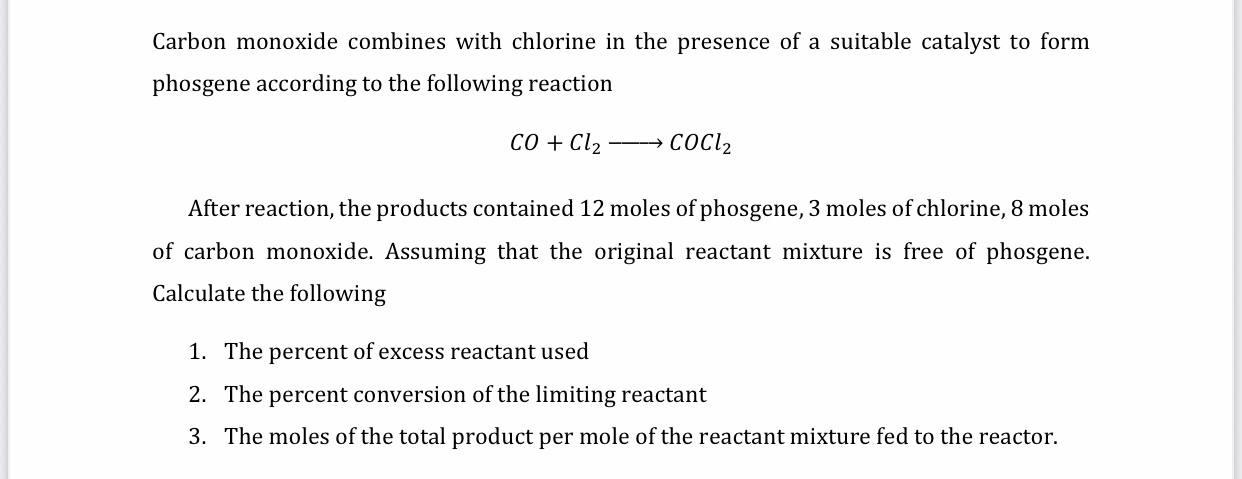 solved-carbon-monoxide-combines-with-chlorine-in-the-chegg