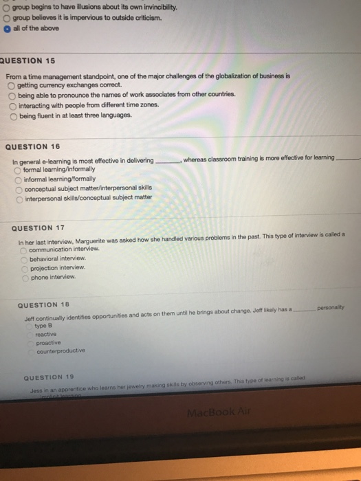 Solved From a time management standpoint, one of the major | Chegg.com