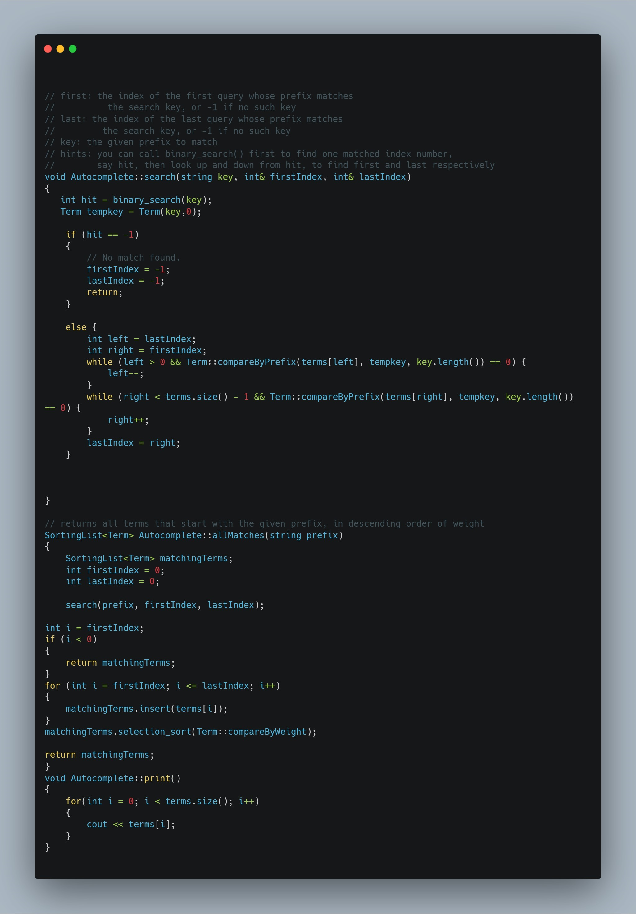Solved My code is supposed to output something along the | Chegg.com