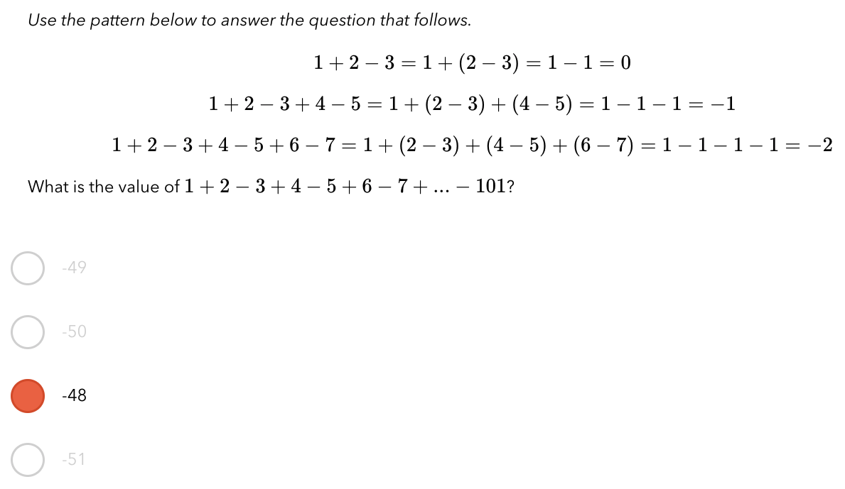 Solved Use The Pattern Below To Answer The Question That | Chegg.com