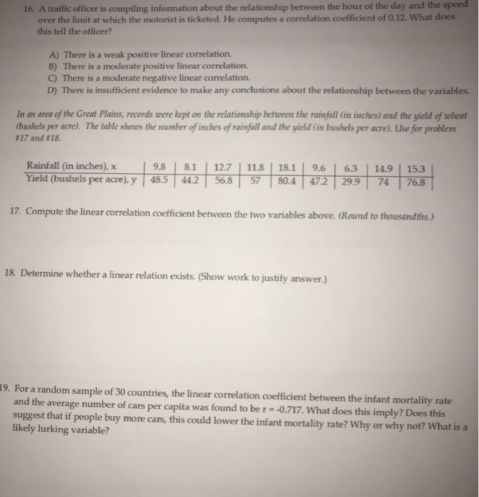 Solved 6. A study was designed to investigate the effects of | Chegg.com