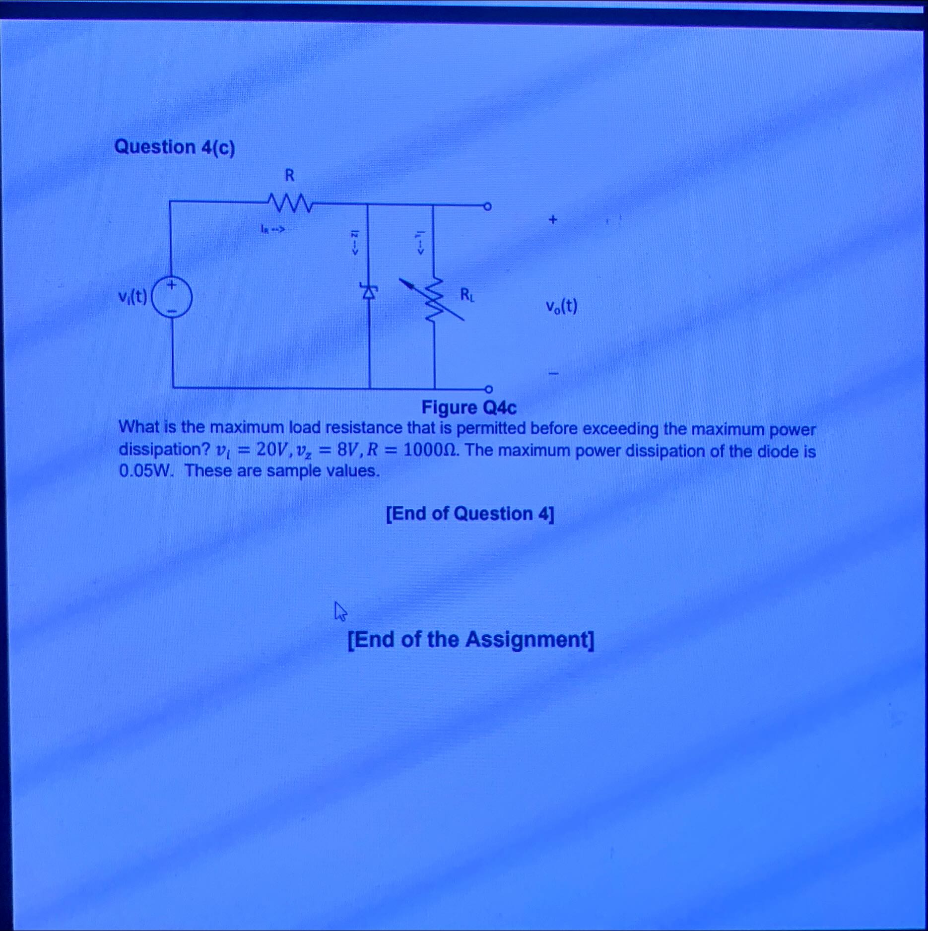 Solved Determine The Average Value Of The Output Voltage Chegg