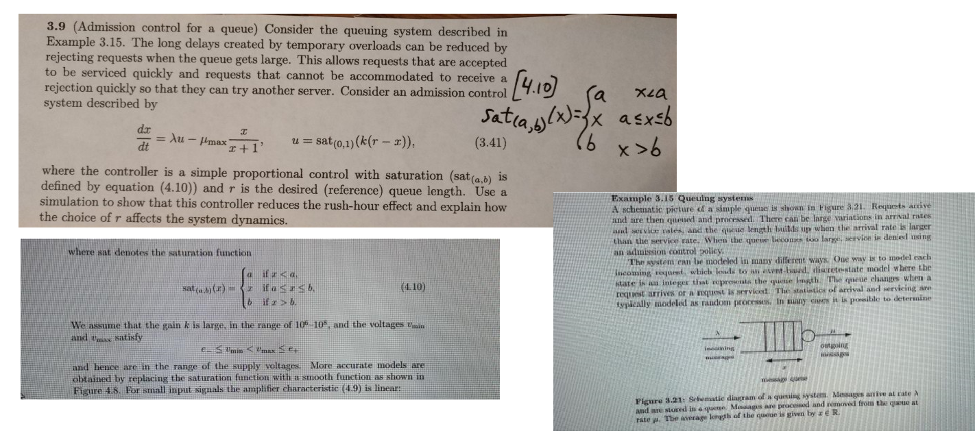 Solved 3.9 (Admission control for a queue) Consider the | Chegg.com