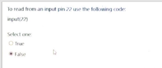 Solved To Read From An Input Pin 22 ï Use The Following Chegg Solved To Read From An Input Pin 22 ï Use The Following Chegg