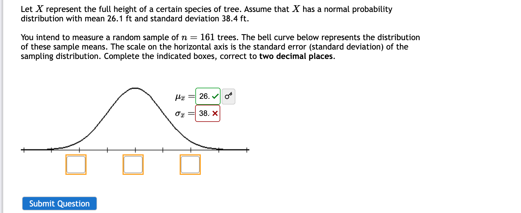 Solved Let X represent the full height of a certain species | Chegg.com