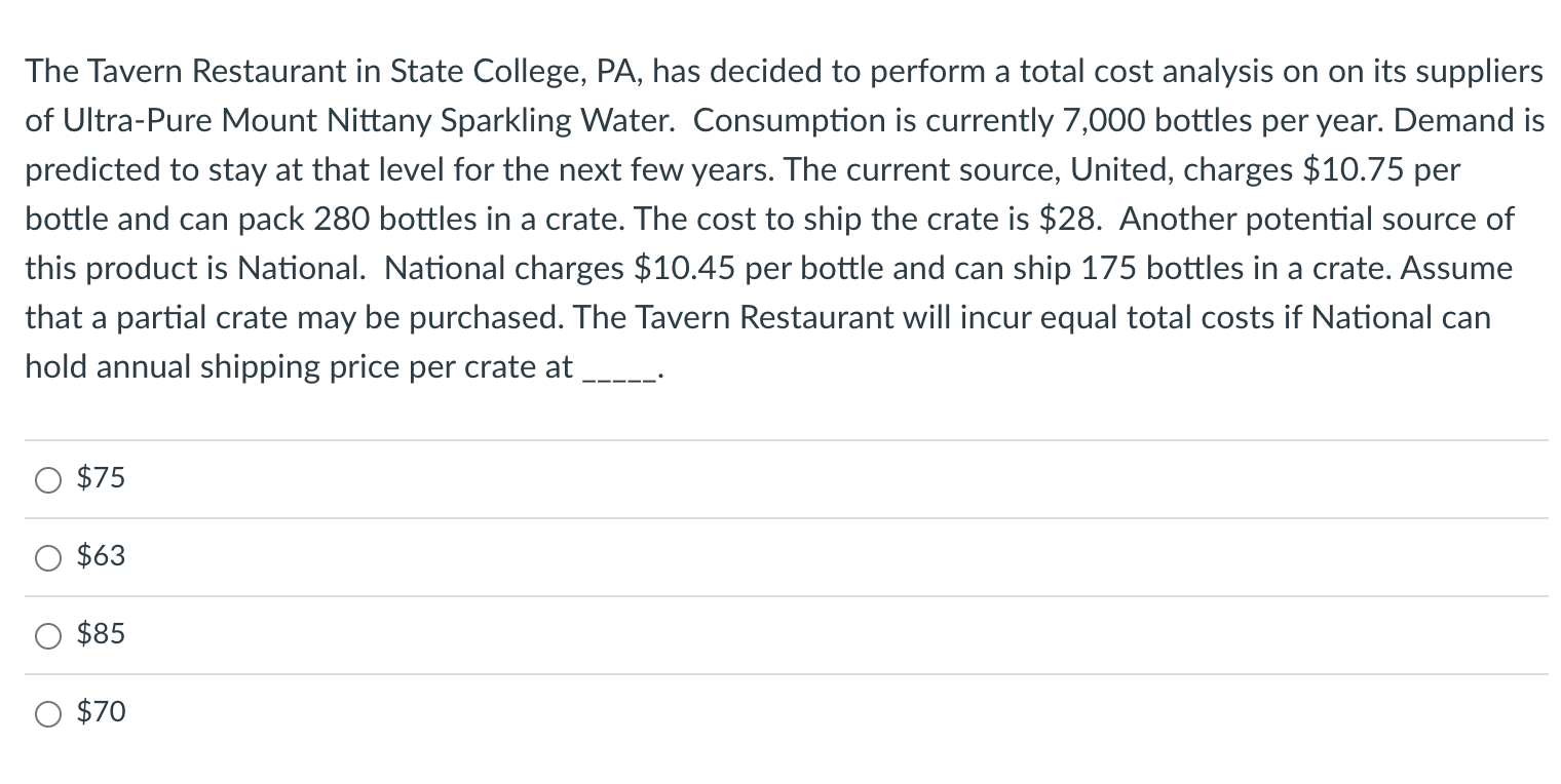 solved-the-tavern-restaurant-in-state-college-pa-has-chegg