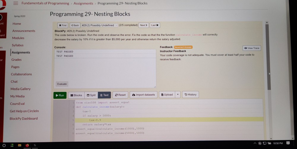 Solved = Fundamentals of Programming Assignments > | Chegg.com