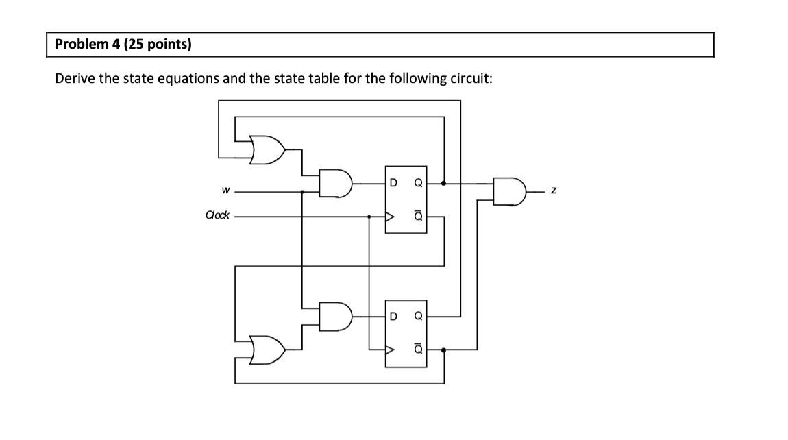 Solved Problem 4 (25 points) Derive the state equations and | Chegg.com