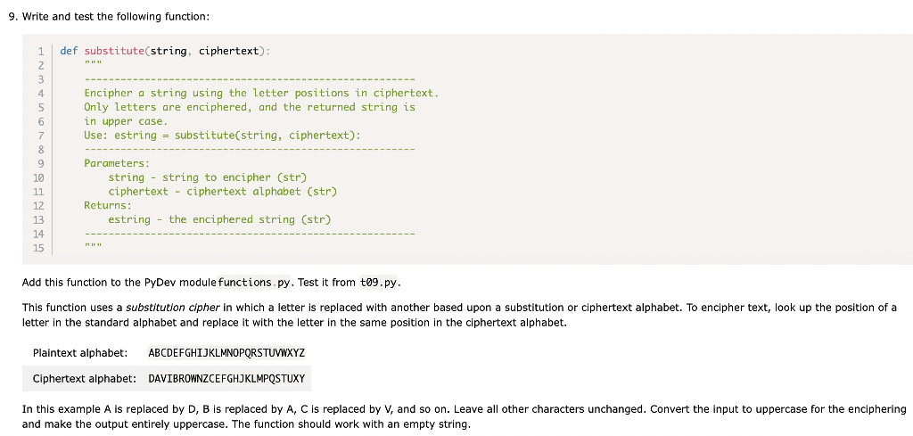 Solved 9. Write and test the following function: Add this | Chegg.com