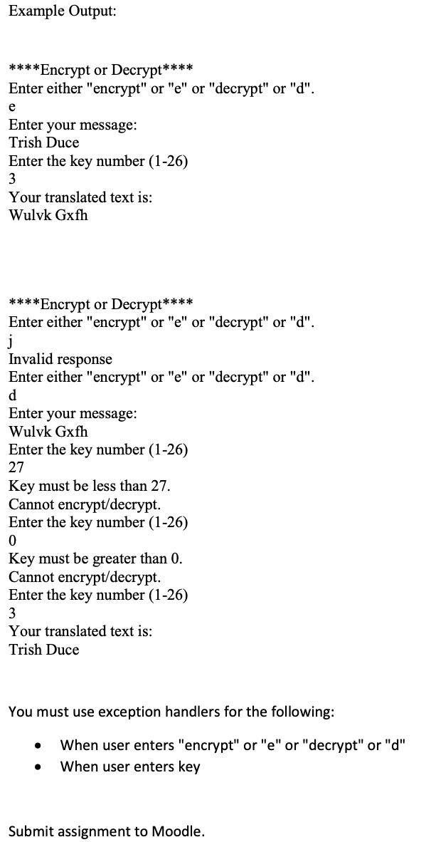 Solved Caesar Cipher The Program Will Convert Normal English Chegg Solved Caesar Cipher The Program Will Convert Normal English Chegg