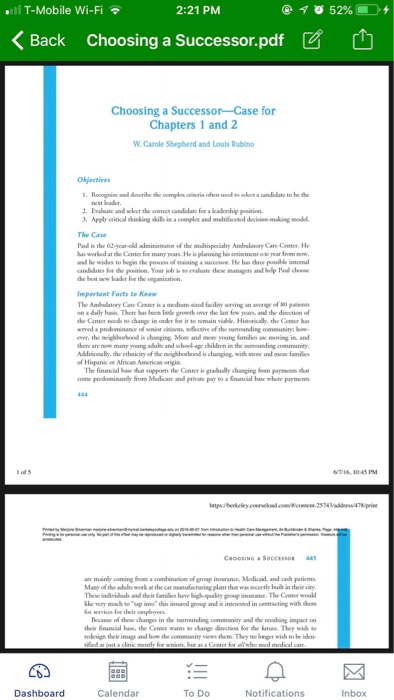 Solved This week, we have examined chapters 1 and 2. Be | Chegg.com
