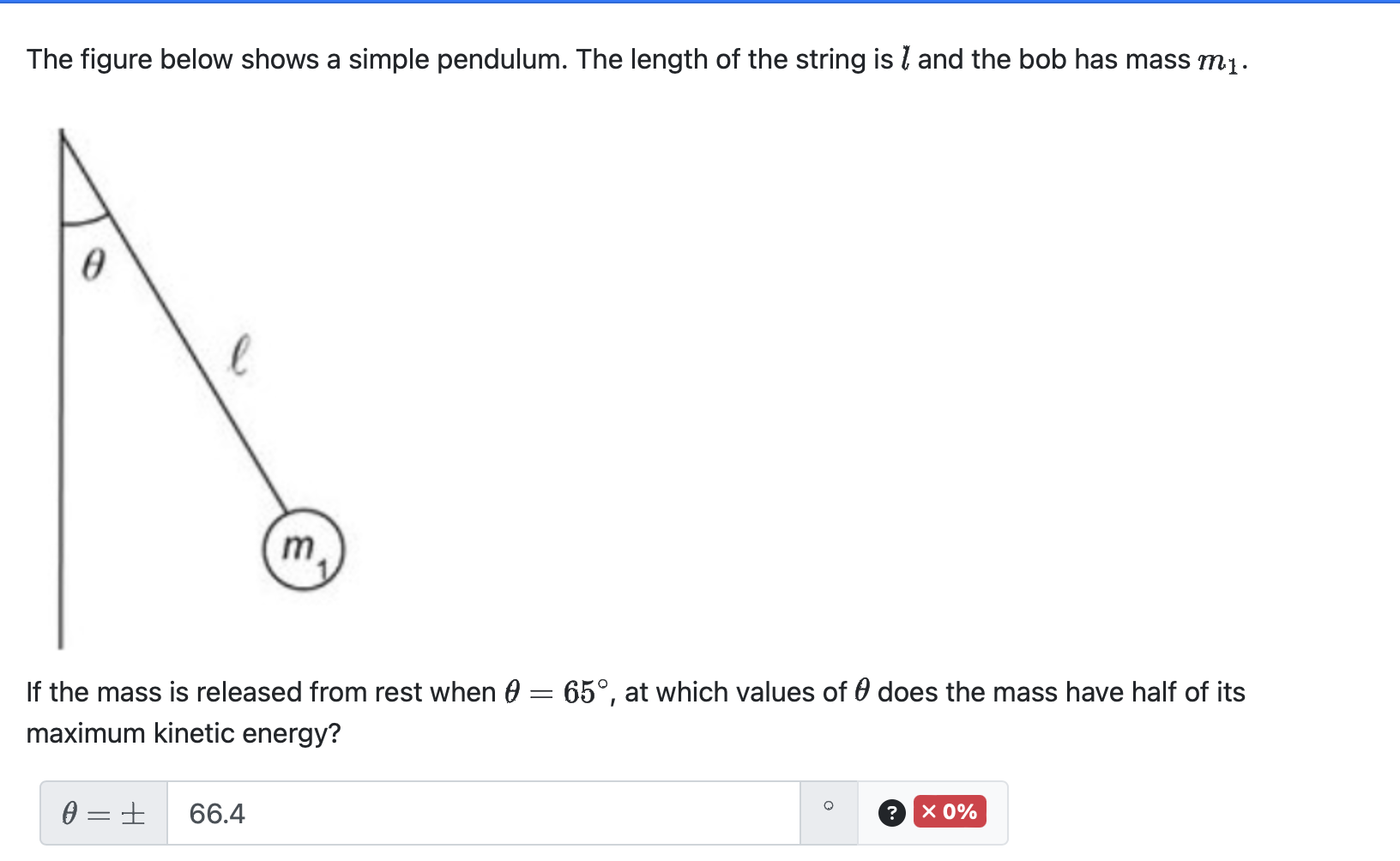 Solved The Figure Below Shows A Simple Pendulum. The Length | Chegg.com ...