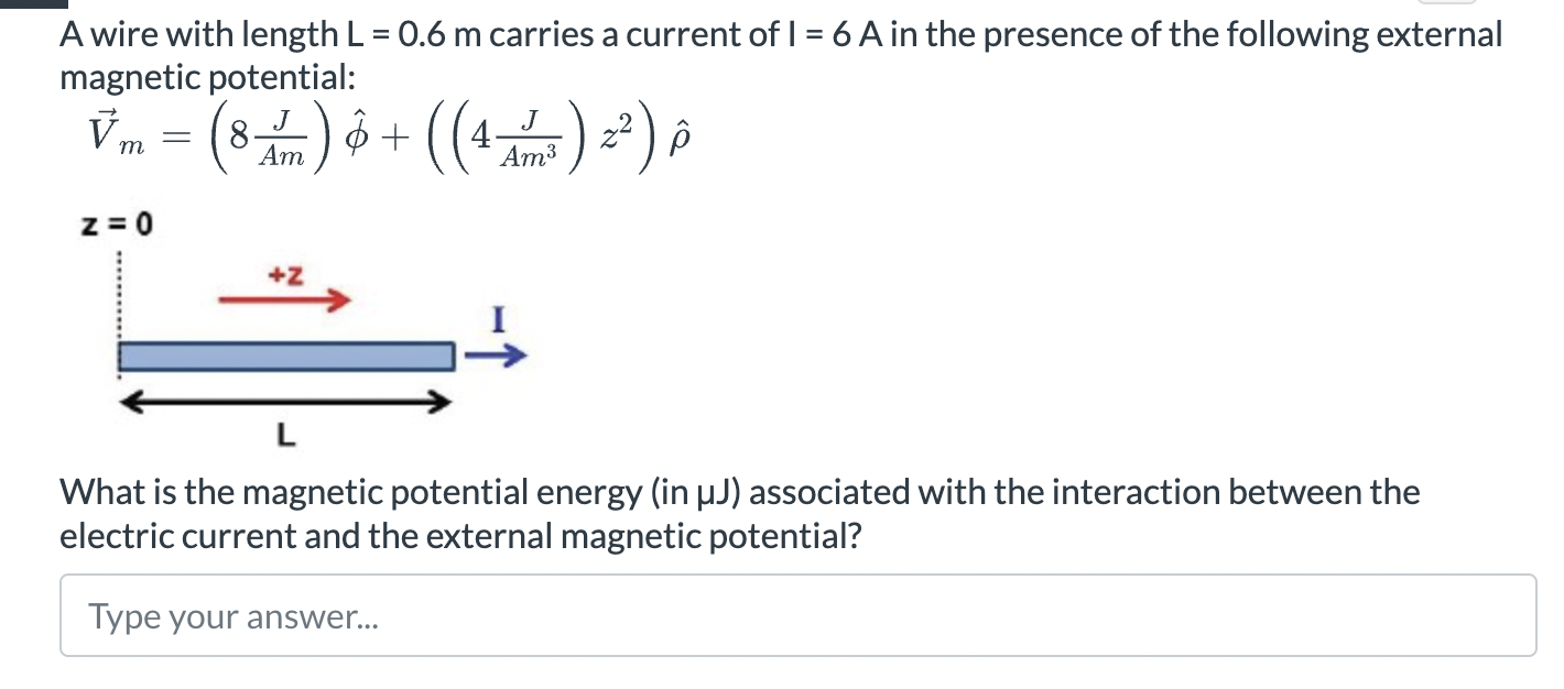 magnetic potential energy