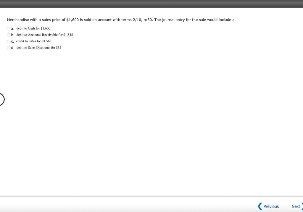 solved-merchandise-with-a-sales-price-of-1-600-is-sold-on-chegg