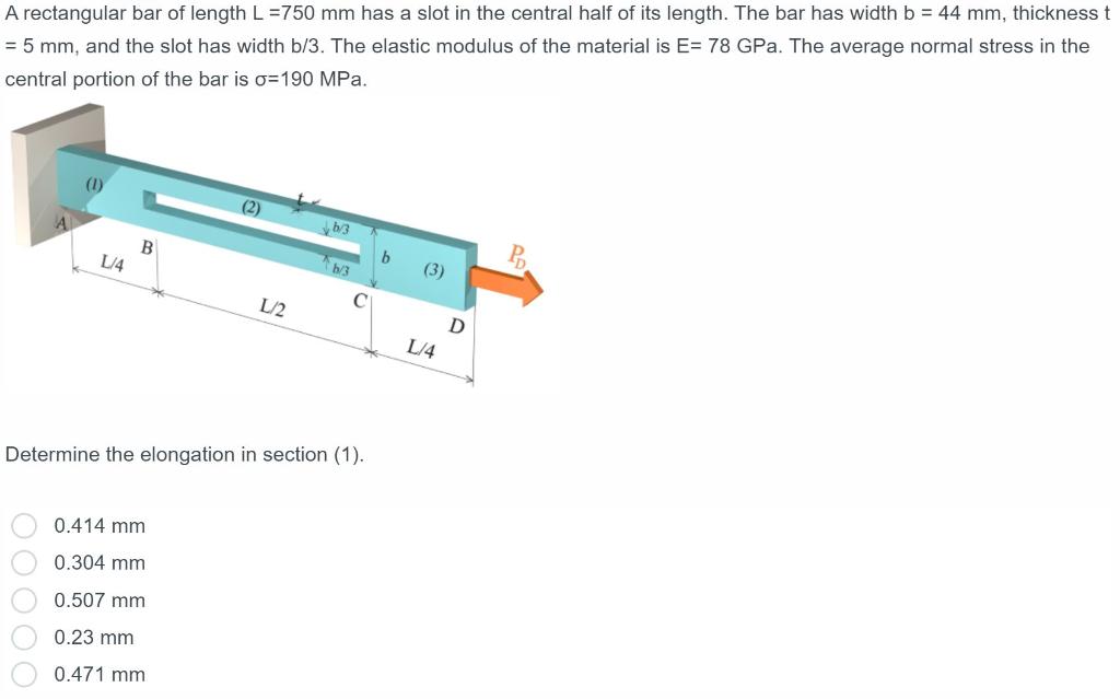 Solved The system shown in the figure consists of two bars | Chegg.com
