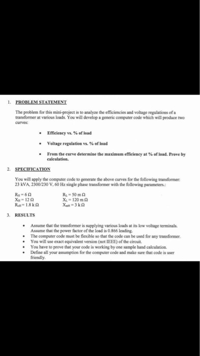 Solved PROBLEM STATEMENT The problem foe that mini-project | Chegg.com