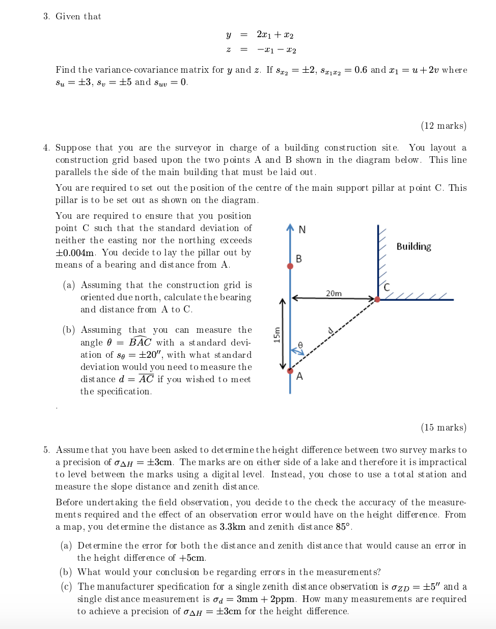 Solved 3. Given that y=2x1+x2z=−x1−x2 Find the | Chegg.com