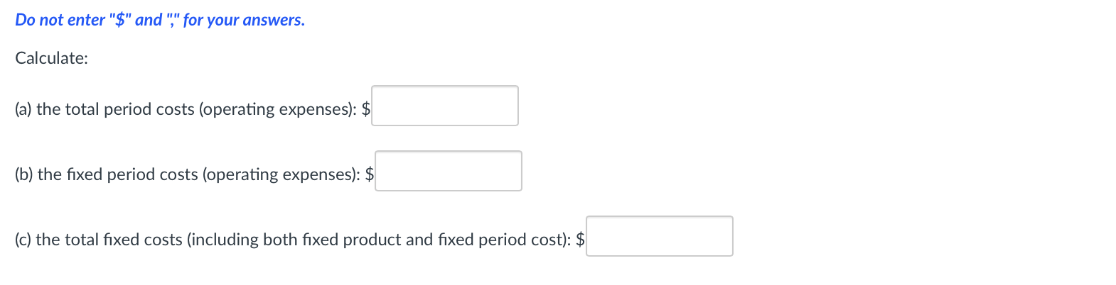 Solved Please use the following information for Questions | Chegg.com
