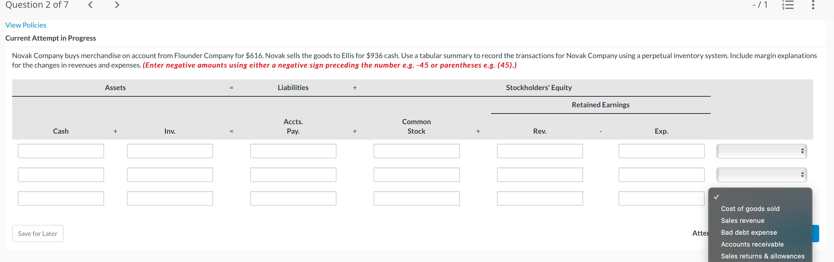 Solved Novak Company buys merchandise on account from | Chegg.com