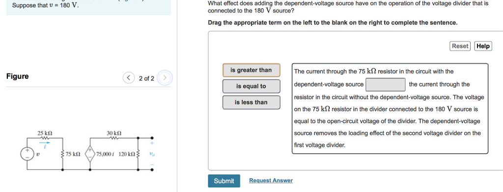 Solved Constants The voltage divider in part (a) in (Figure | Chegg.com