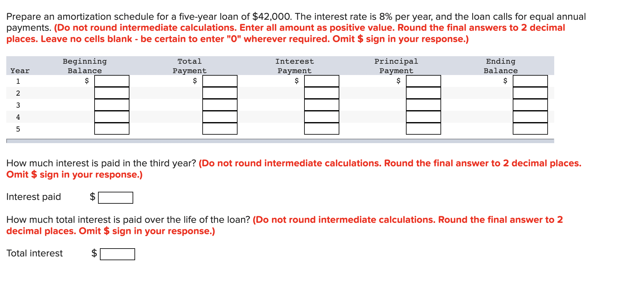 solved-prepare-an-amortization-schedule-for-a-five-year-loan-chegg