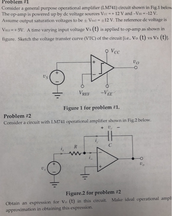 Solved Problem #1 Consider a general purpose operational | Chegg.com