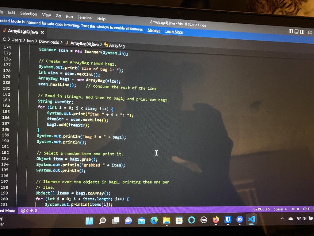Solved In ArrayBag.java, add the methods described below to | Chegg.com