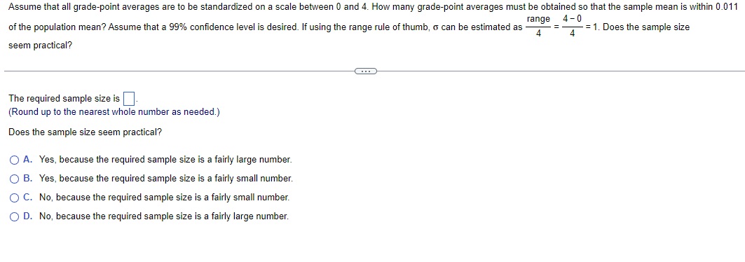 Solved Assume that all grade-point averages are to be | Chegg.com