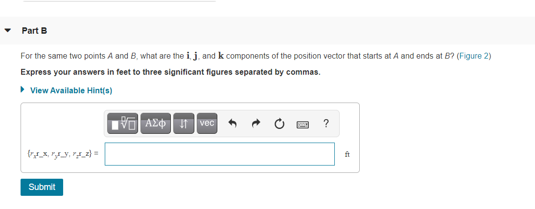 Solved Part B For the same two points A and B, what are the | Chegg.com