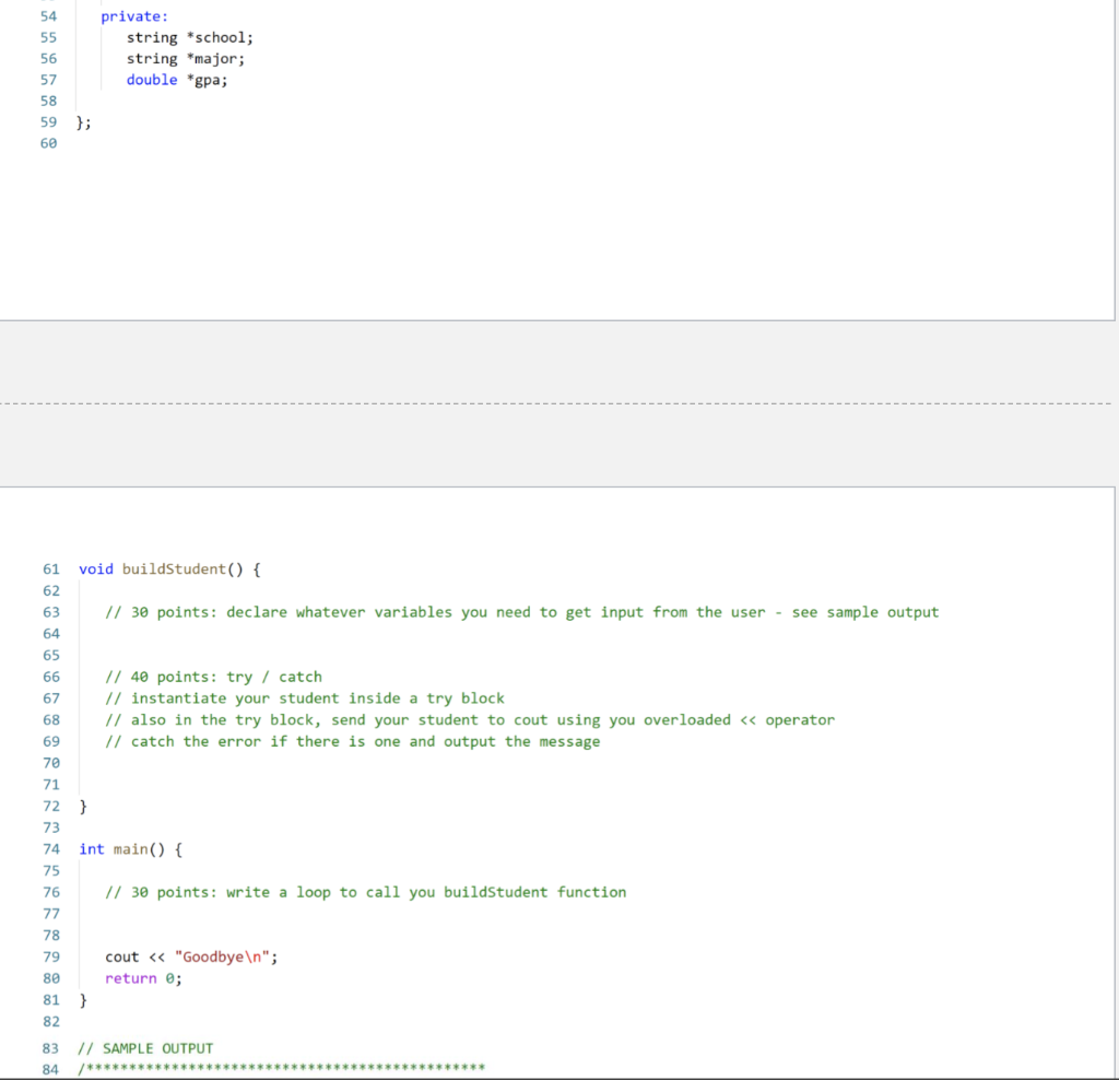 Solved 4 #include 5 using namespace std; 6 7 // 10 points: | Chegg.com