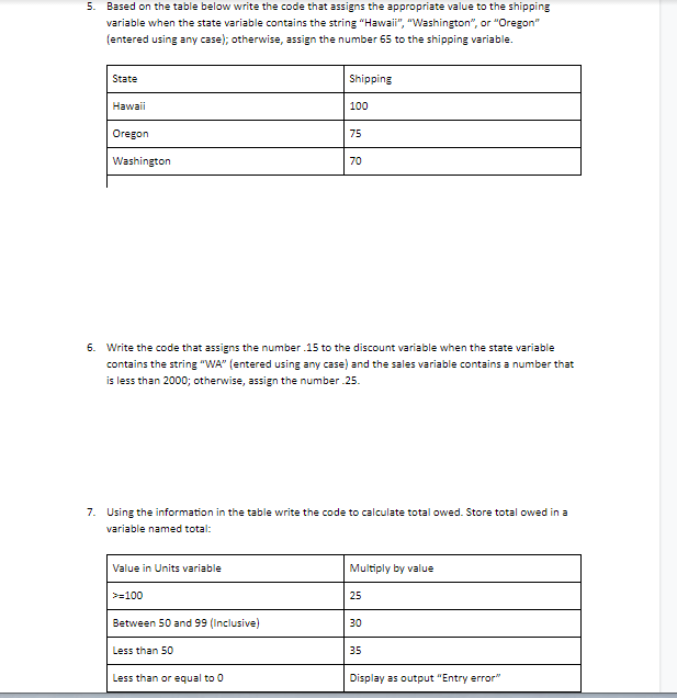 Solved Decision Structure Practice | ** Download the file, | Chegg.com