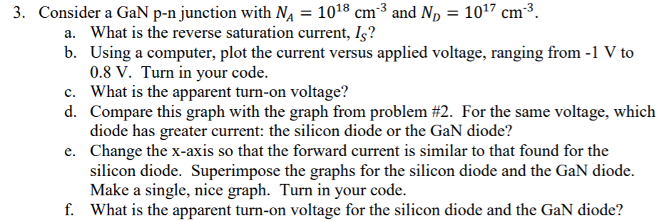 Solved For the following problems, assume: The | Chegg.com
