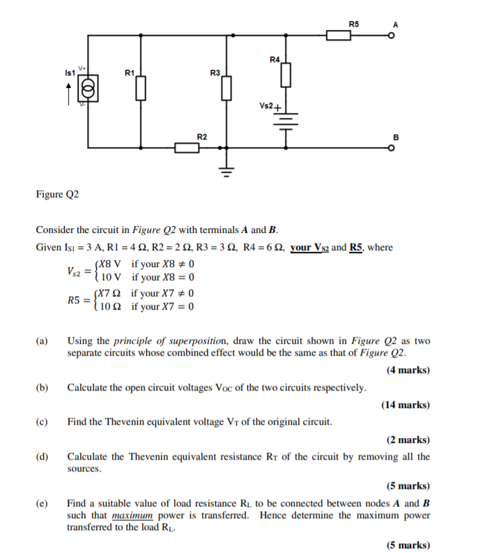 Solved Figure Q2 Consider The Circuit In Figure Q2 With | Chegg.com