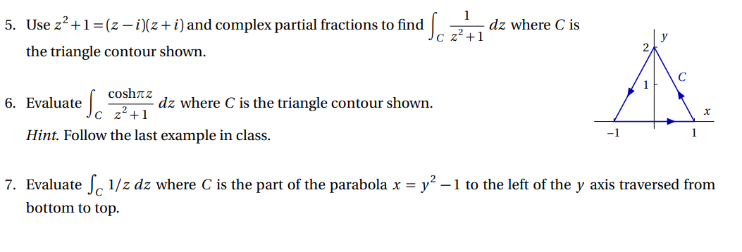 Solved 5. Use z2 +1=(z - i)(2+i) and complex partial | Chegg.com