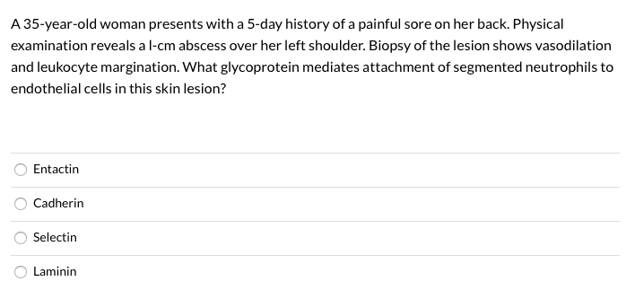 Solved A 35-year-old woman presents with a 5-day history of | Chegg.com