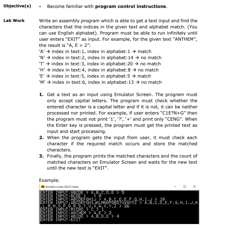 Solved - Become familiar with program control instructions. | Chegg.com