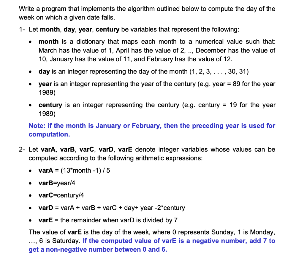 Solved use python to solve it, thank you And I wrote a | Chegg.com
