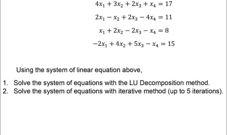 2x 3x 4 x 1 )= 11