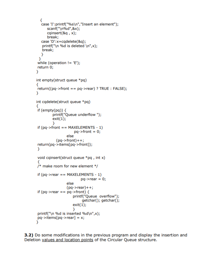 Solved 3.1) The following programs can be used for | Chegg.com