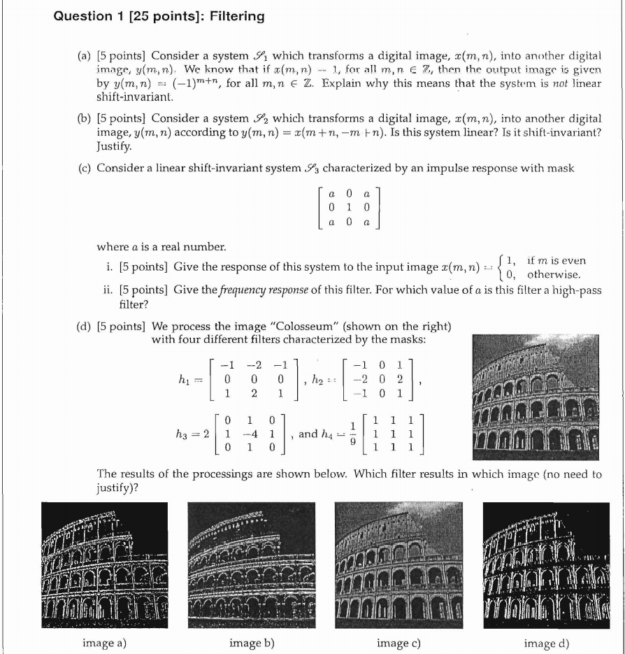 digital image processing | Chegg.com
