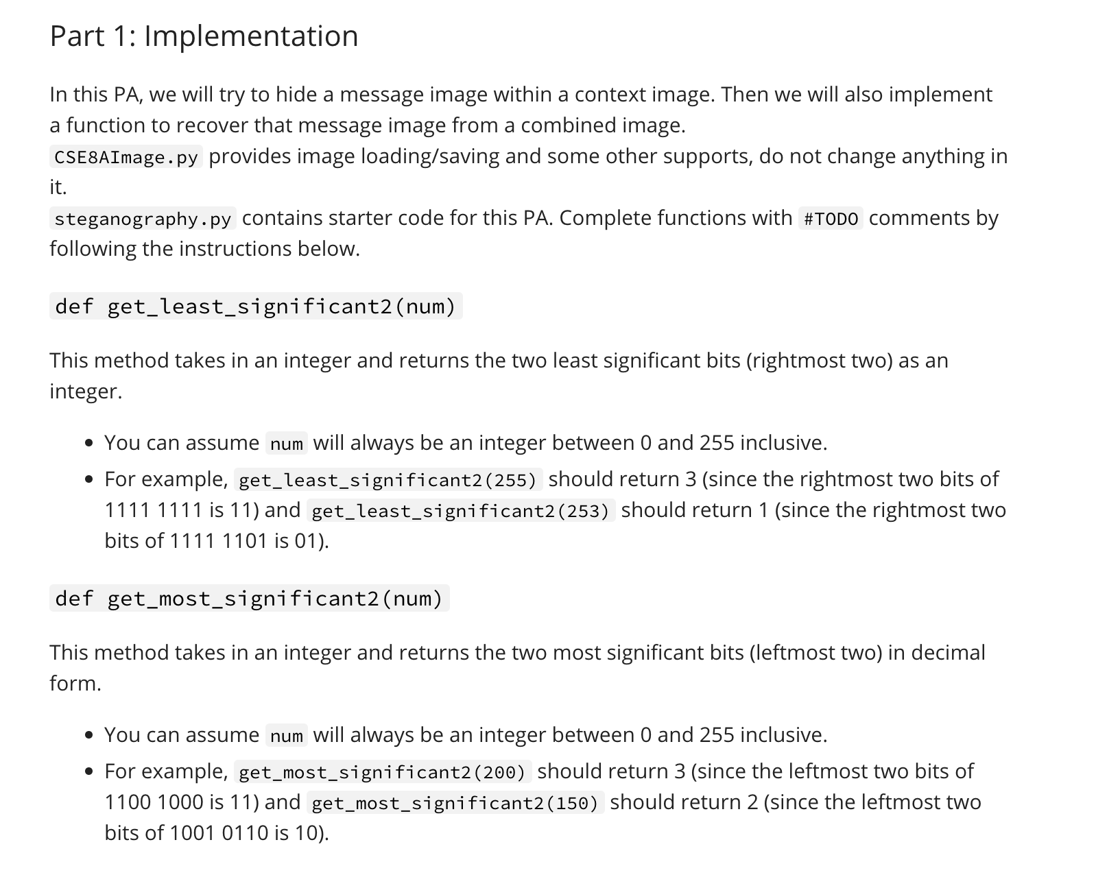 Solved Test recover 1 Expected (128,192,192) at row 0 col 0 | Chegg.com